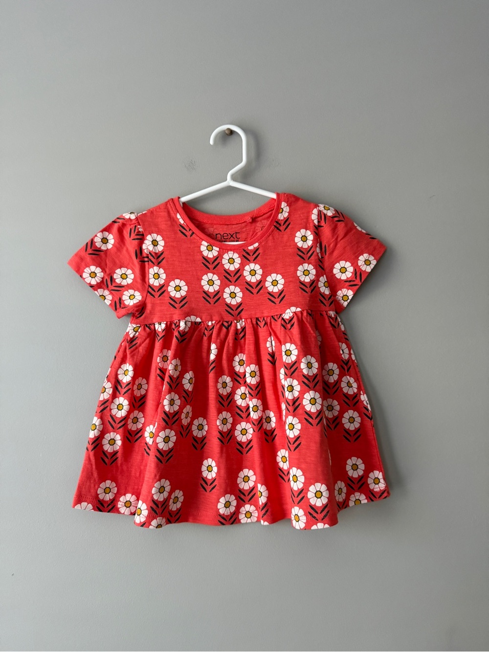 next Floral Girls' shirt with White Daisy Print 4-5 years